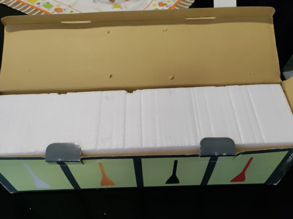 Candeeiro alto em vidro