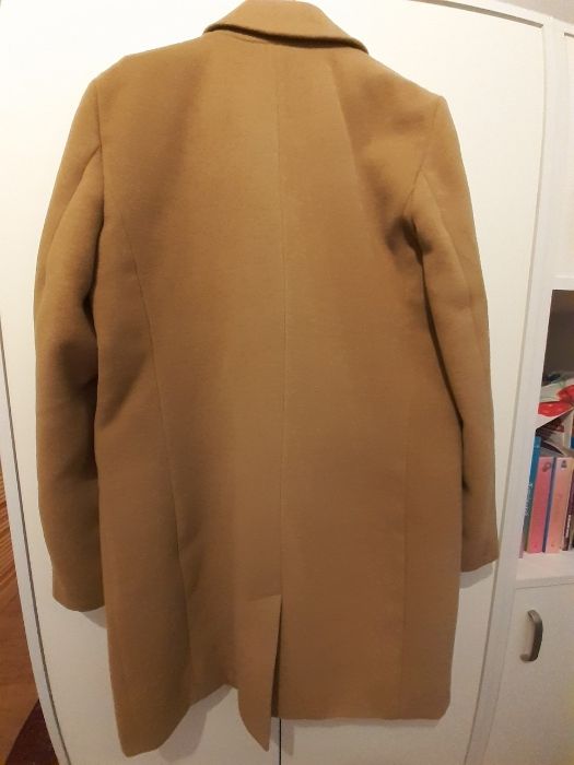 Płaszcz płaszczyk brąz camel hit nowy