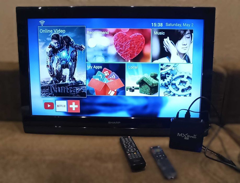 Смарт-ТВ приставка Android Box MXQ 4K Pro 5G 2/16ГБ