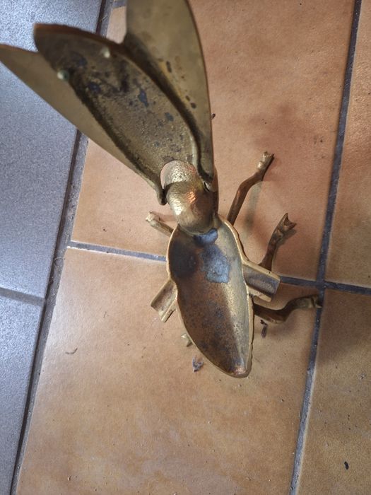 Popielniczka mosiężna mucha