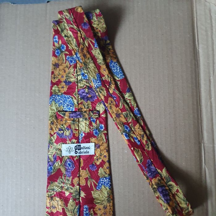 Krawat męski w kwiaty (k-5)OK