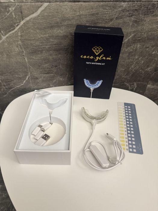 Coco Glam Teeth Whitening wybielająca nakładka na zęby LED