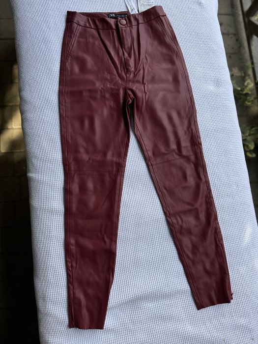 Легінси з штучної шкіри Zara