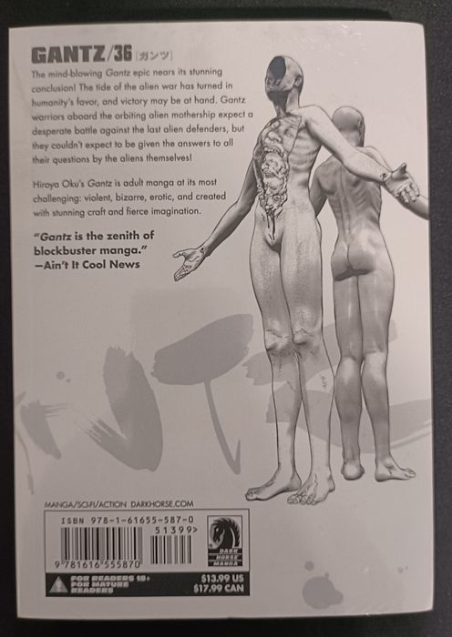 Gantz Manga Volume 36