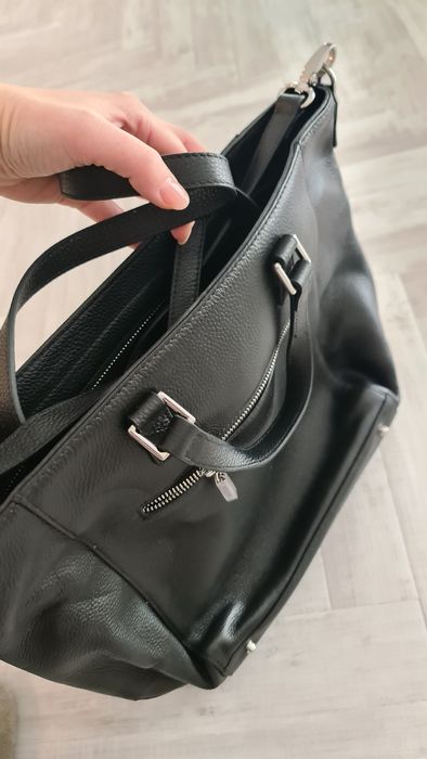 Wittchen torebka czarna duza na a4 jak nowa