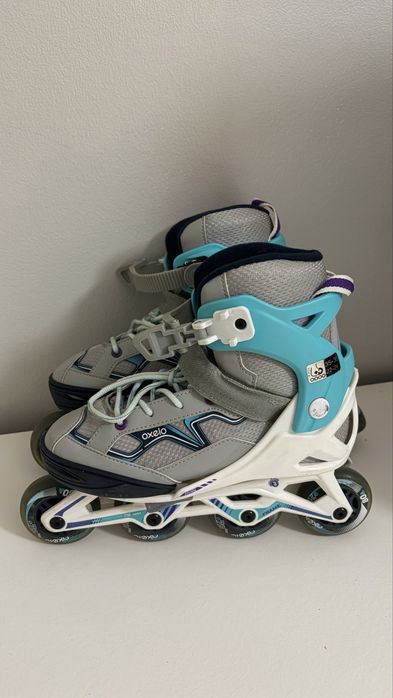 patins em linha em otimo estado