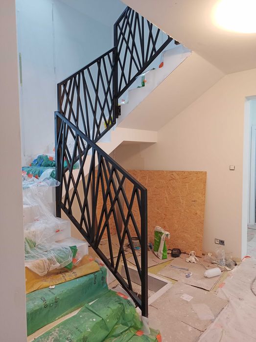 Balustrada wewnętrzna zewnętrzna loft nowoczesny styl schody balkon