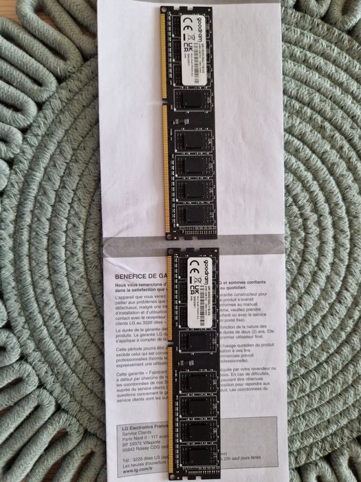 Zestaw pamięci RAM DDR3 – 2x4GB GoodRam + 8GB + 8GB + 4GB