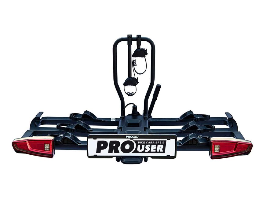 Bagażnik platforma na 3 rowery PROUSER Diamant FG3 BLACK LED na hak