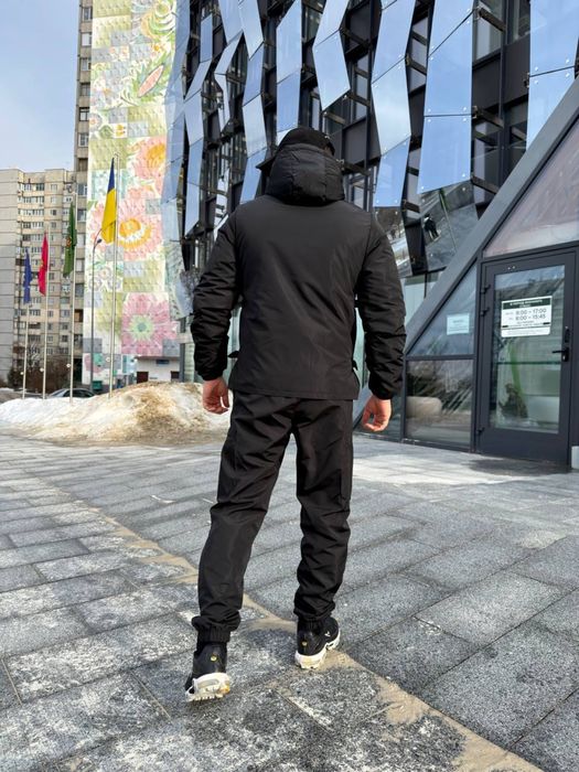 ТОП! Мужской спортивный костюм на флисе теплый весна куртка штаны флис