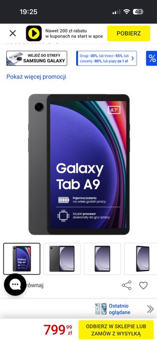 Tablet Samsung Galaxy Tab A9