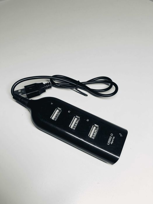 Szybki 4-portowy koncentrator USB 2.0 Mini USB Hub kompaktowy splitter