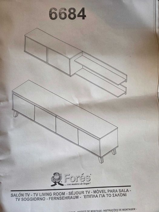 Móvel Sala de estar Alida Blanco Artik