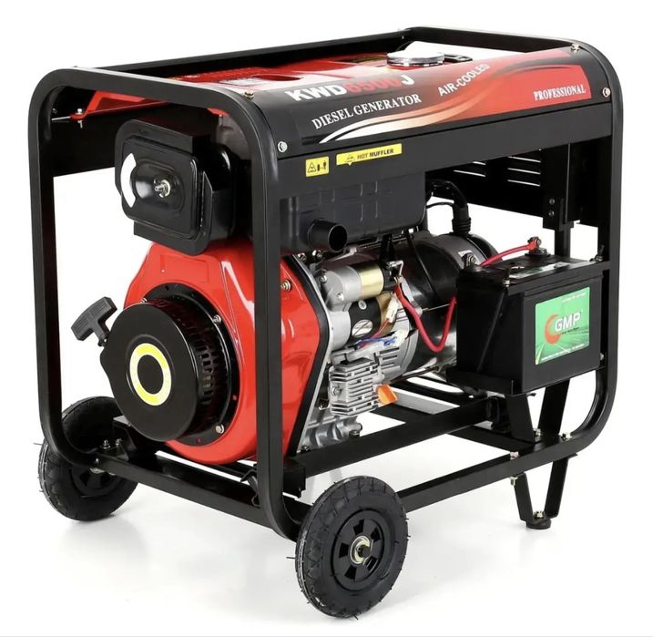 Генератор дизельний однофазний 6500 Вт Kraft&Dele KD122