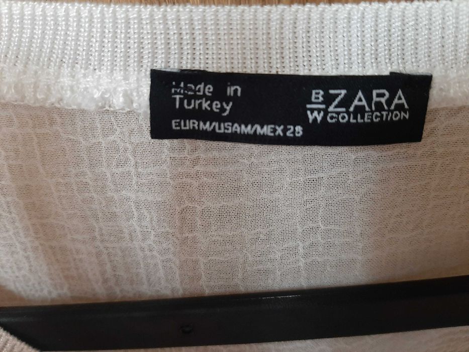 Elegancka biała  bluzka ZARA