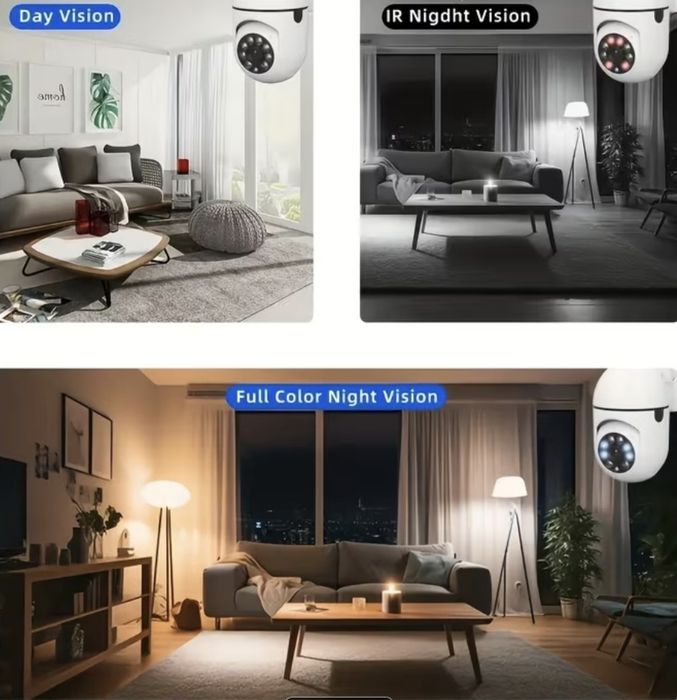 Бездротова панорамна Smart Wi-Fi камера