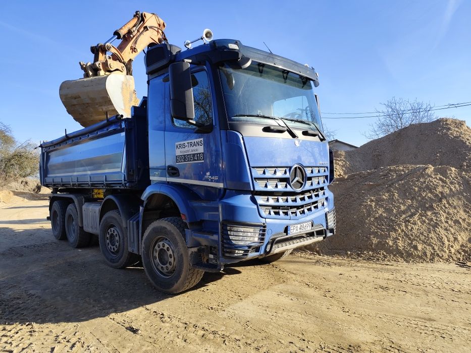 Piasek,ziemia siana,kruszywa,szlaka,beton,żwir,grys,budowa dróg i plac