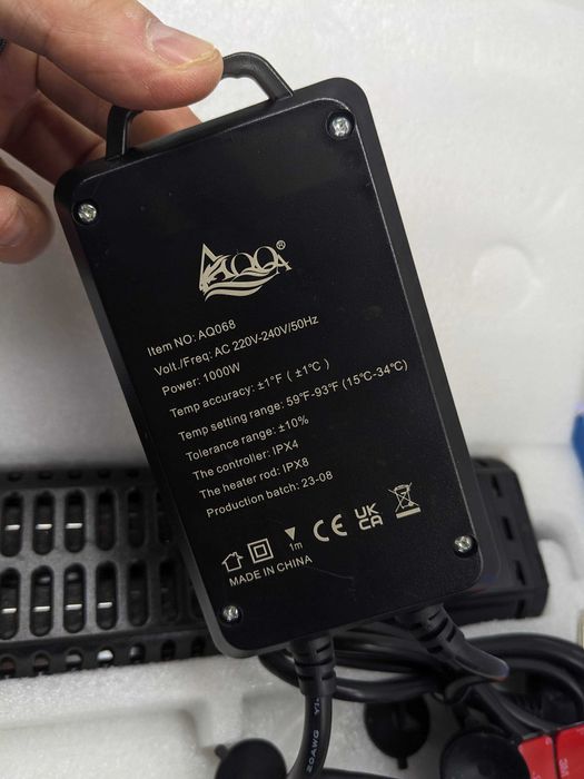 Потужний акваріумний обігрівач (для акваріумів 400-900л) 1000w