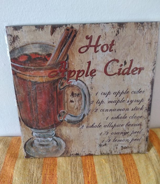 New Wooden Frame with Irish Recipe
