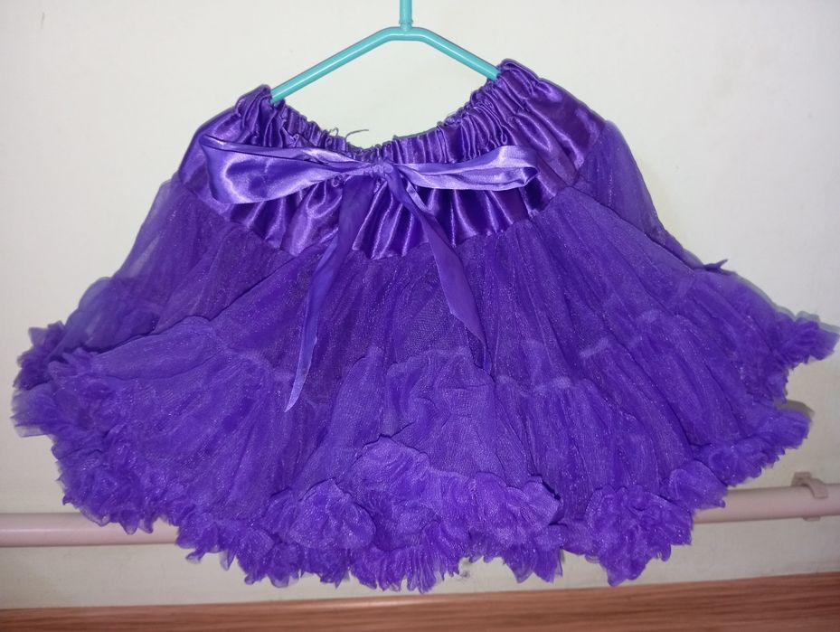 Нарядная фатиновая пышная юбка