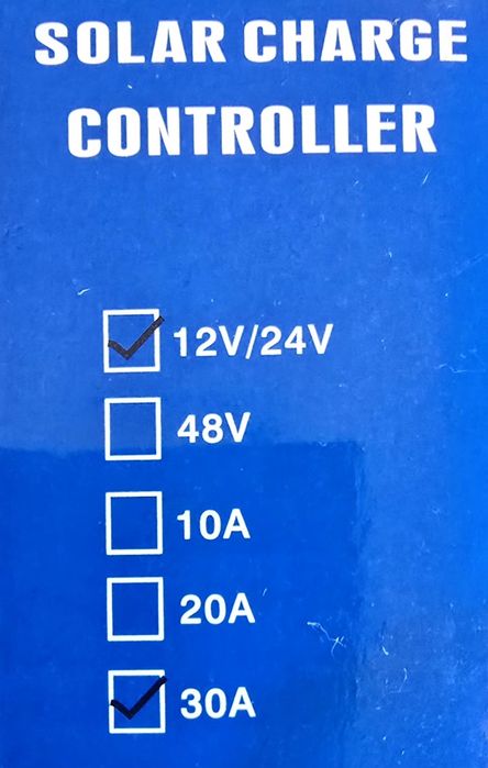 30A Solar Charge Controller447145765137305601