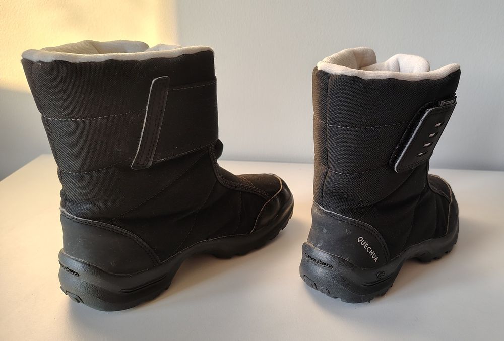 Buty Zimowe Sniegowce Quechua r. 34 | Stan BDB, Ciepłe Wodoodporne