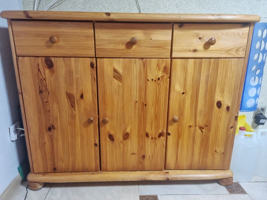 Komoda drewniana sosnowa