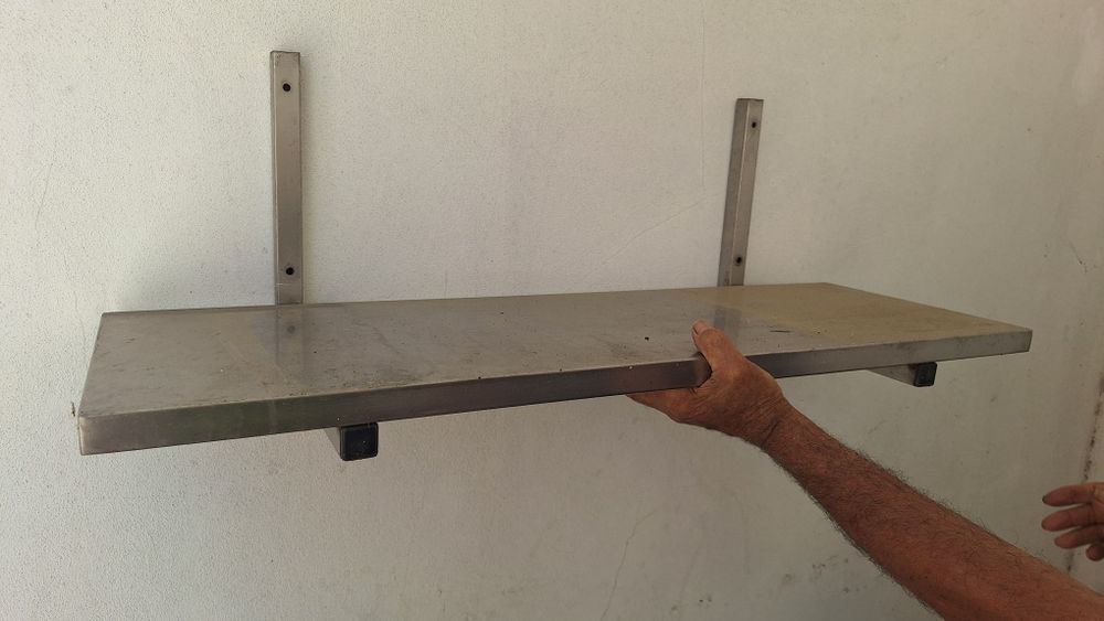 2 Parteleiras inox individuais