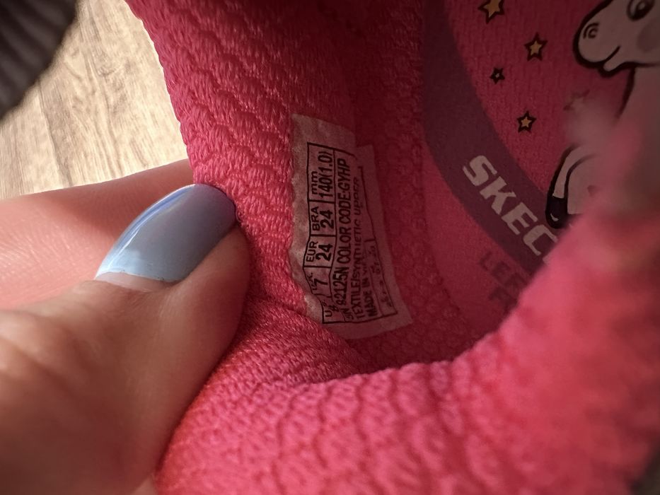 Дитячі демісезоні сліпони Skechers Girls gray, 25р