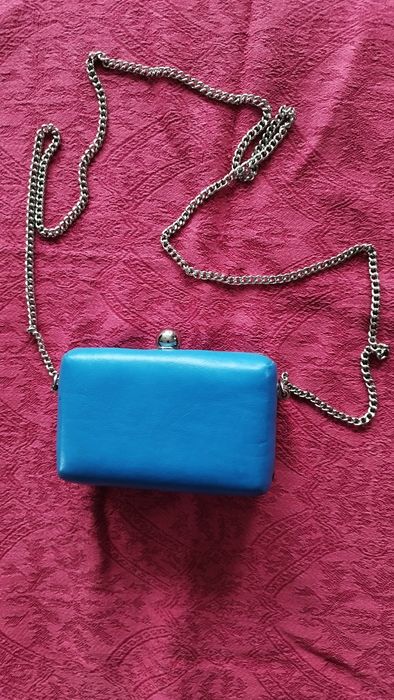 Kopertówka clutch niebieska