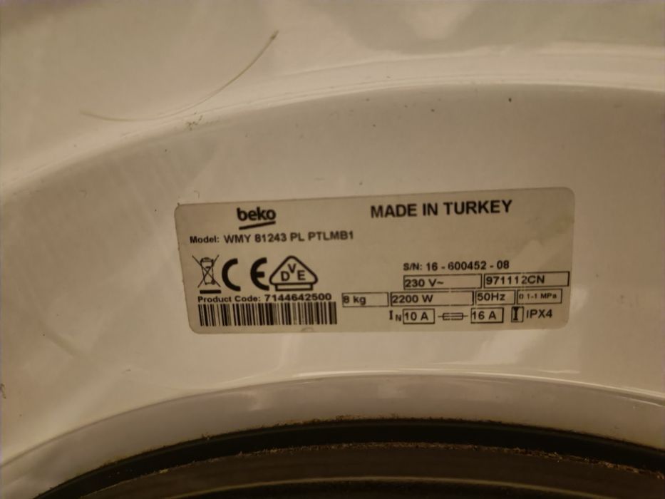 Pralka BEKO WMY81243
