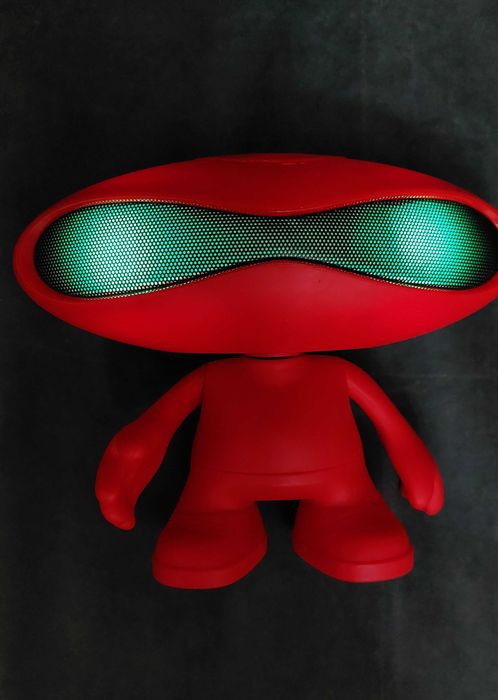 Głośnik Bluetooth 2w1 LED dla dziecka | designerski gadżet | Alien Robot Kosmita sprawny