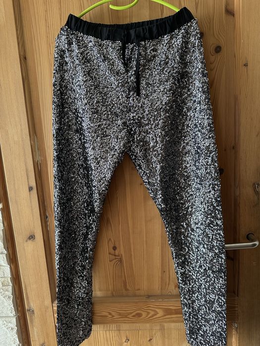 Spodnie cekinowe one size