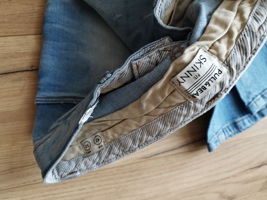Spodnie jeans pułk& bear S