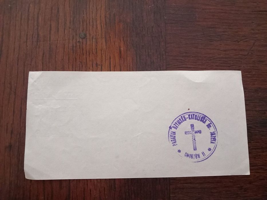 Bilet wstępu na spotkanie z Ojcem Św.Janem Pawłem II w 1983 r.