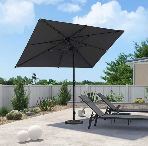 Nowy parasol ogrodowy / ochrona UV/ korbka / parasolka 275x335 !K674!