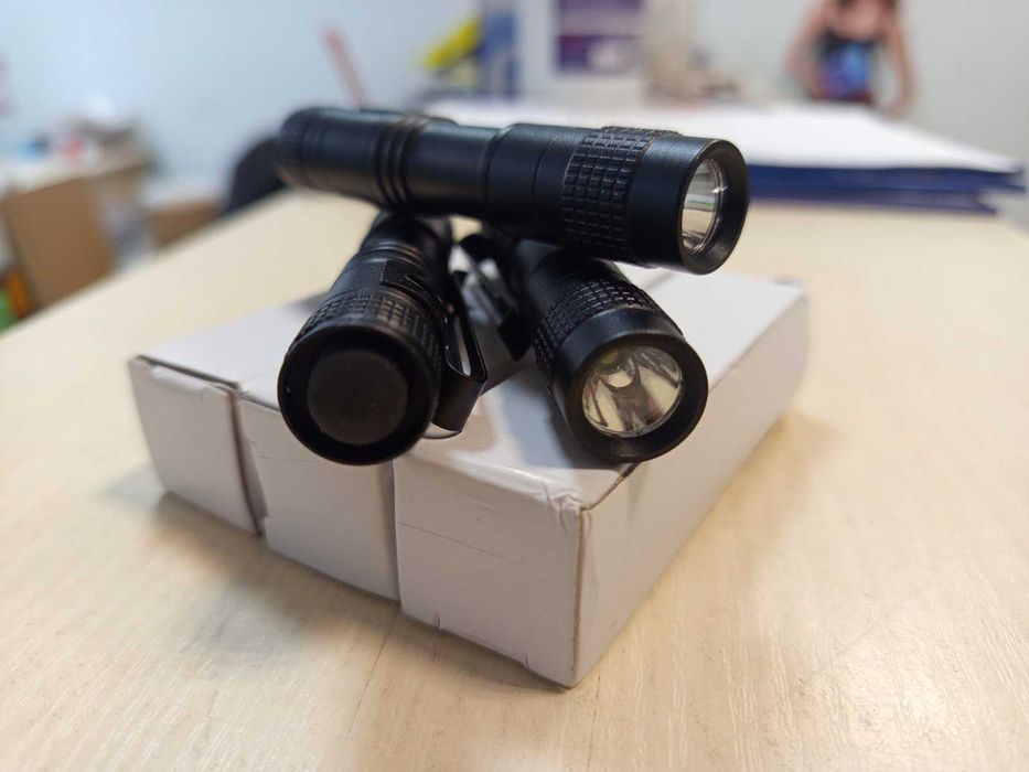 Міні світлодіодний ліхтарик ручний кишеньковий яскравий тактика фонарь