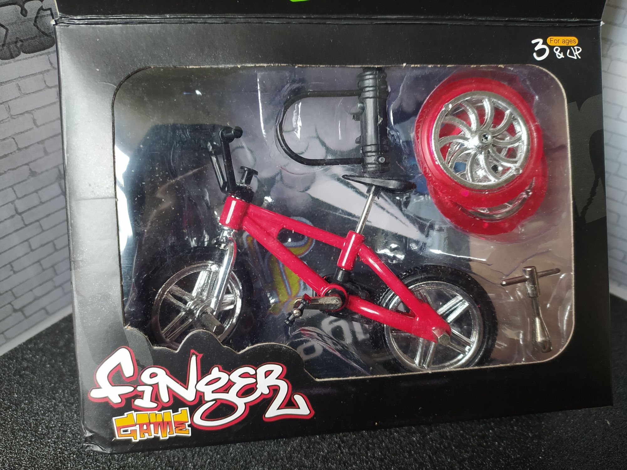 finger bmx bicycle velo