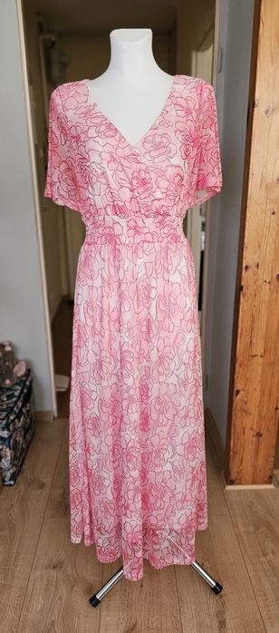 Sukienka maxi w kwiaty • Sinsay • S