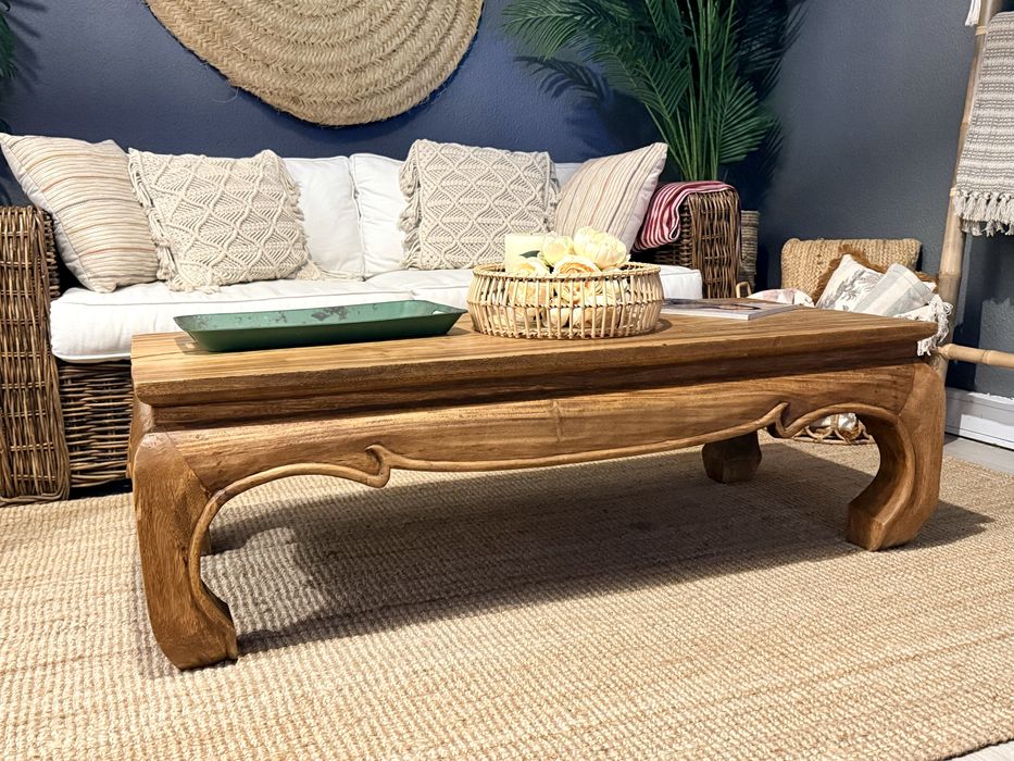 mesa opium centro apoio movel tv oriental teca Indonésia rustica