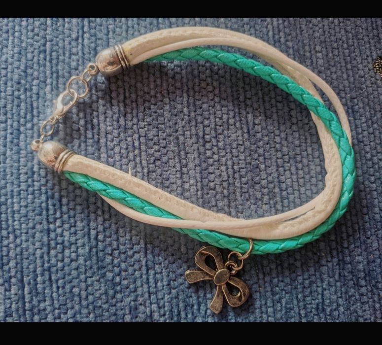 Bransoletka z rzemyków na lato Handmade rękodzieło nowa