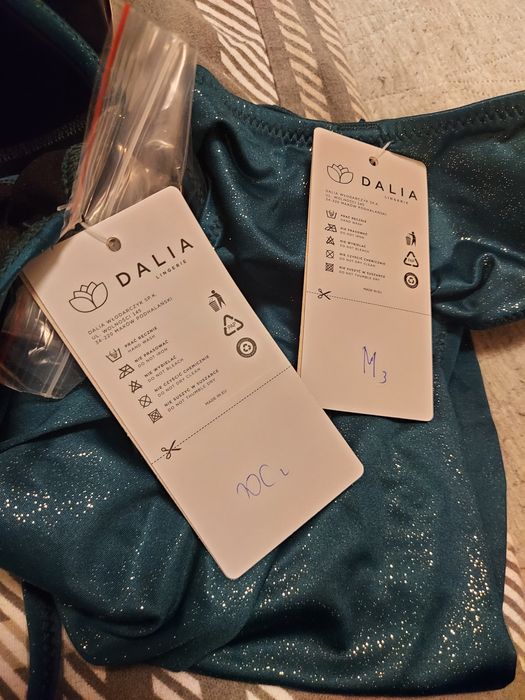 Strój kąpielowy 2cz komplet Dalia Cosmo Turkus M 70C