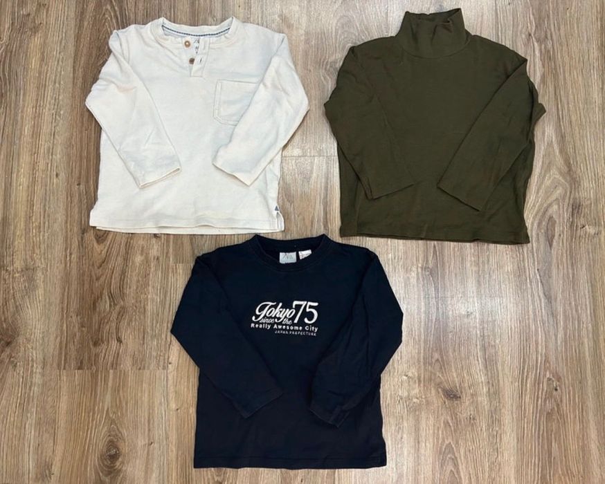 Paka ubrań zestaw ubranek dziecięcych dla chłopca  ZARA  98 104