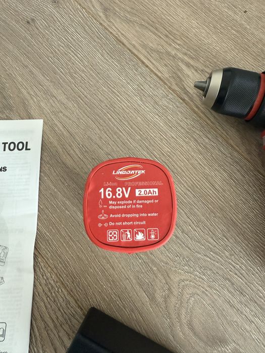 Шуруповерт безщітковий LDD02-P 16 В 60 Н·м з акумулятором