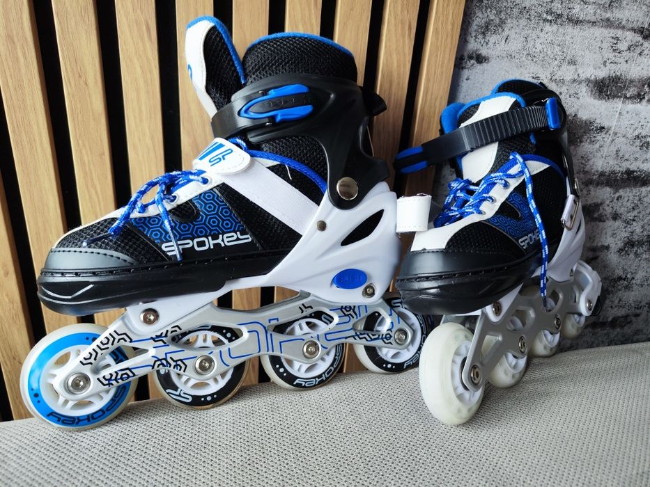 Praktycznie jak nowe . Rolki 34-37