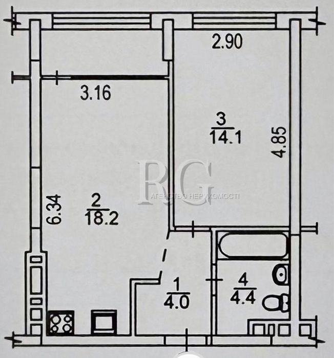 ПРОДАЖ Без % 1кімн 45м 13пов ЖК "Варшавський 2" Грекова 4 ВИНОГРАДАР