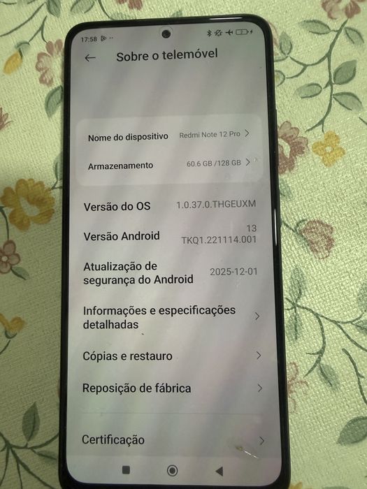 Xiaomi redmi note 12 pro