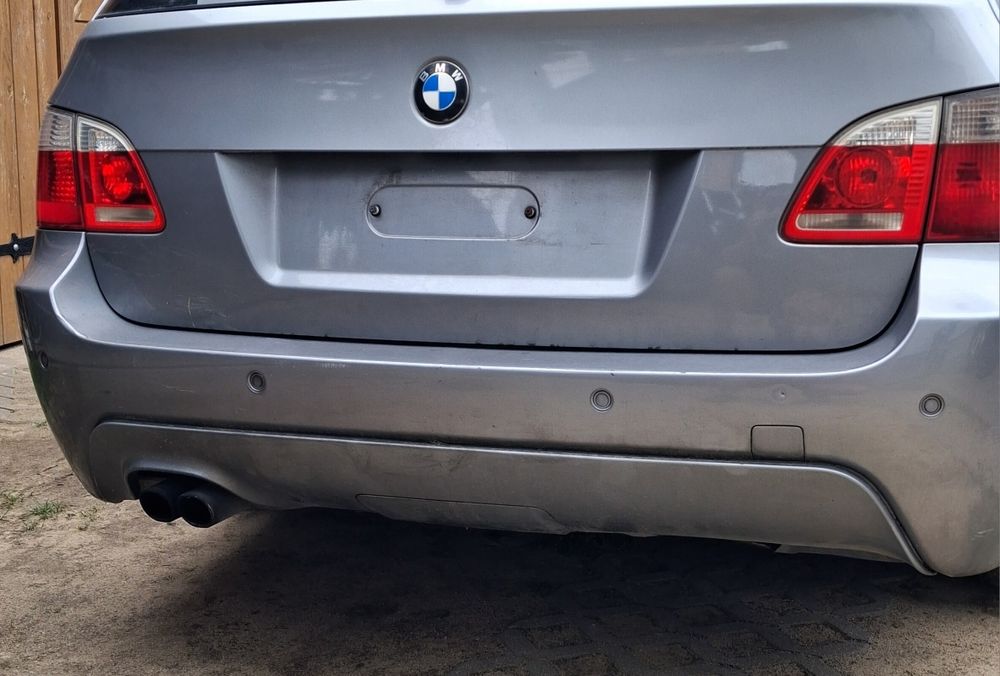 Bmw e 61 silbergrau A08/7 zderzaki  m-pakiet  przód/tył  nakładki prog