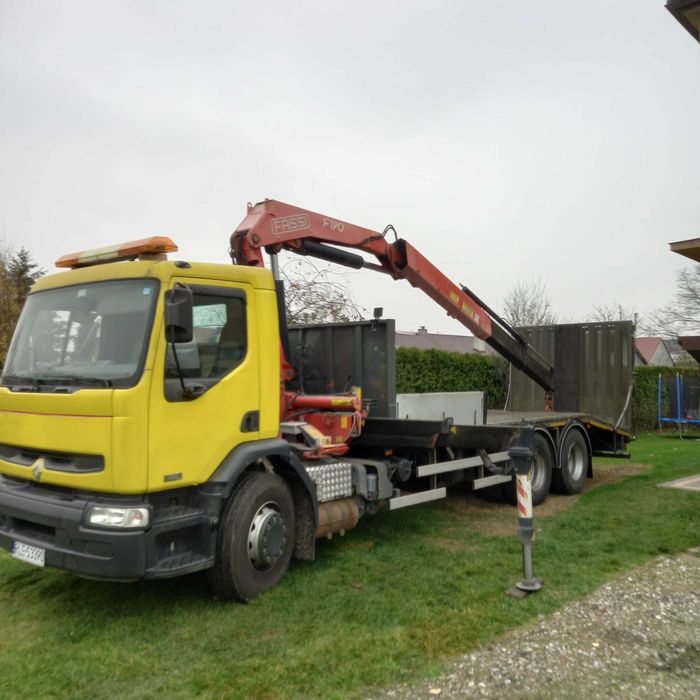 Autolaweta HDS Pomoc Drogowa Transport Koparki Maszyny Rolnicze