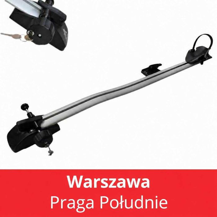 Bagażnik rowerowy na dach Aguri Marathon Basic ALU Praga WWA